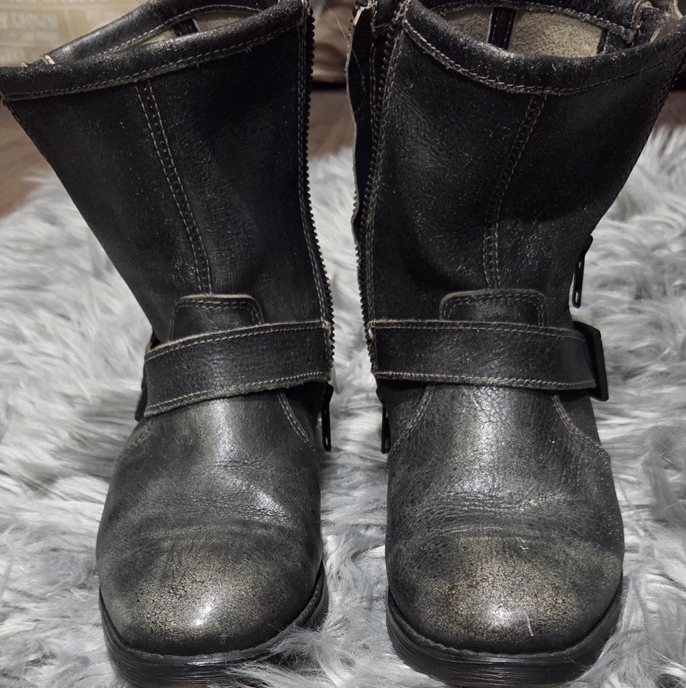 Bed Stu Black Leather Ankle Boots - Picture 7 of 7